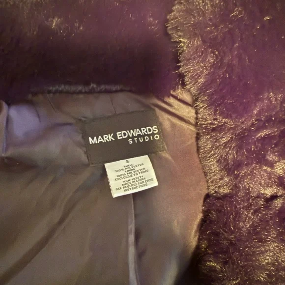 Faux Fur Black Vest - Picture 3 of 5